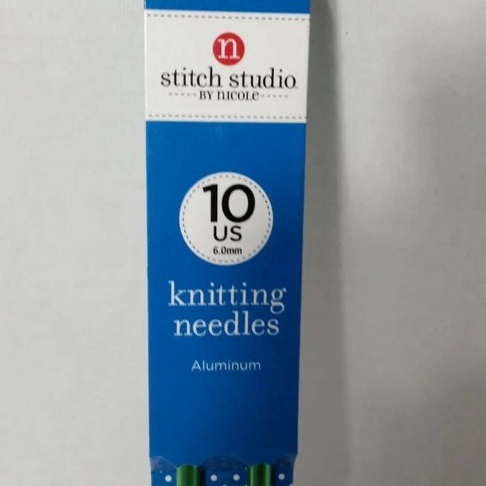 Aluminum Knitting Needles Single Point US 10 10